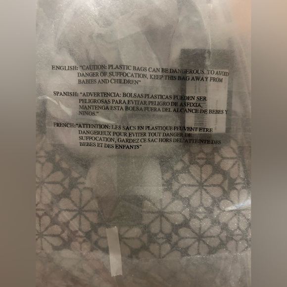 Kate Spade Cream and Gray Floral Shoulder Bag NWT - Picture 8 of 8